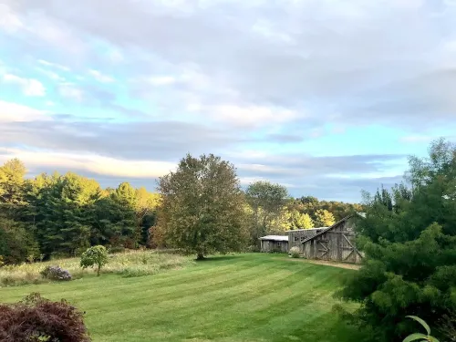 A-Frame Cottage with Creek, Barn, Game Room, Fire Pit, Hot Tub, Sleeps 10