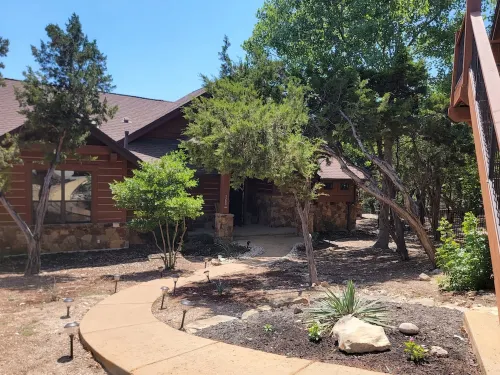 Luxury Awaits at the Wooded Bliss Cabin of Lake Travis