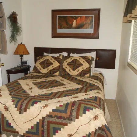 The Pinecone Cabin is a small cozy cabin in the heart of West Yellowstone, MT.