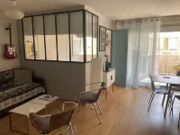 Charming 2-room apartment, city center, loggia, parking Hotel a Sete