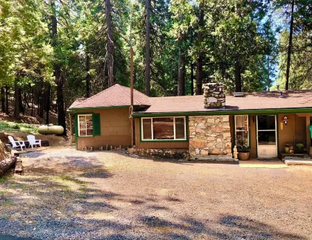 Twain Harte CA Cute Cozy Cabin Sleeps 4, 1 Bedroom, Hot Tub. Отели в г. Твейн Харт