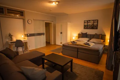 Modern apartment with a view of the salt works Hotels near Salinen-Center