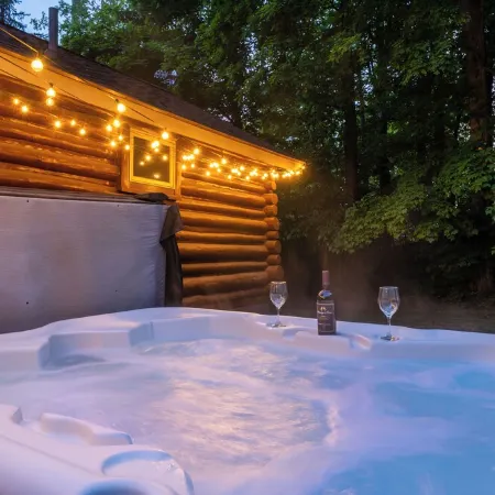 Cute Log Cabin! Boyne Mountain! Hot Tub! Walloon Lake! Fireplace! Beach!