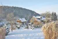Vacation in Saxon Switzerland Garden Pool Stove