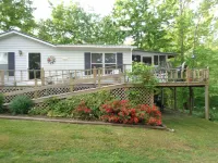 Beautiful cabin overlooking Crooked Creek on the Tennessee river - Wi-Fi