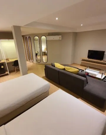 ห้องเตียงคิงไซส์ พร้อมวิวสวน