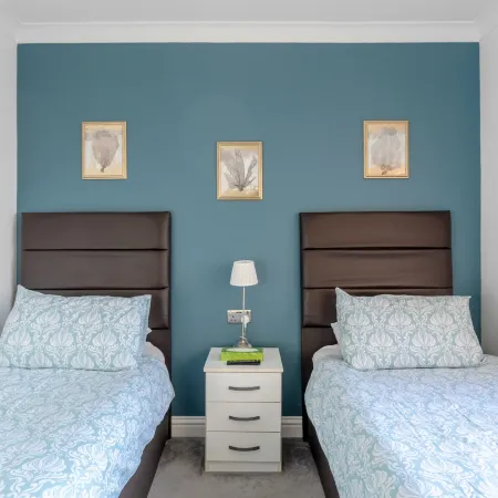 Apple House Wembley Twin Room Shared Bathroom