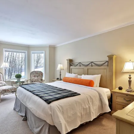 The Birch Ridge: European Room #8 - King Suite in Killington, Vermont. Hot Tub. 1 Bedroom Home
