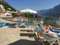 Ground Floor. Private Terrace, Shared Pool, Views across Fjord to Kotor Old Town - Pools