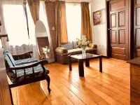 Warm and cozy apartment for up to four people.