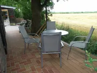 Large garden with playground, patio, garden shed, close to the village, individual, 3 living units.