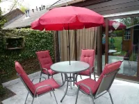 Child-friendly, beach, sea, golf, horseback riding, surfing, swimming, cycling.