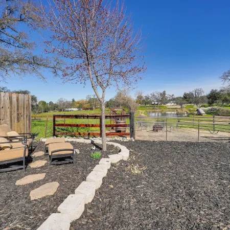 Covered Patio: Lincoln Vacation Rental!