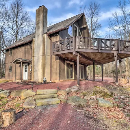 Lake Harmony Access: Home w/ Game Room + Fire Pit!