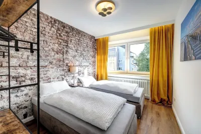 Luxury apartment, 140sqm, top location, two parking spaces Hotels in Rüttenscheid