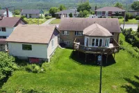 Solarium overlooking city, river and mountains. Sometimes Northern lights.