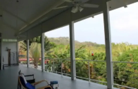 Large calm house surrounded by nature