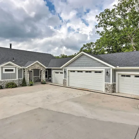 Boat Dock, Game Room! Multi-Level Osage Beach Home
