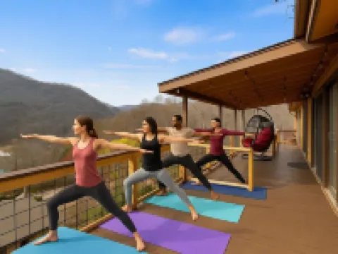 Sky High Retreat • Mountain Views • Hot Tub • Arcade Game Room • Pets OK• Skiing Hotels in Maggie Valley