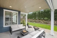 High End New Estate Home in Lake Oswego.  Private suite on 1st level w/o stairs.
