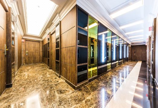 시안모텔의 넓은 객실