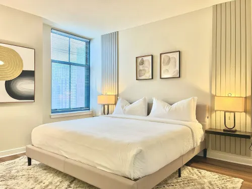 Magnificent DC Getaway Deluxe 2BR Work Space/Gym/ Near Met Park/DC/Metro/Mall