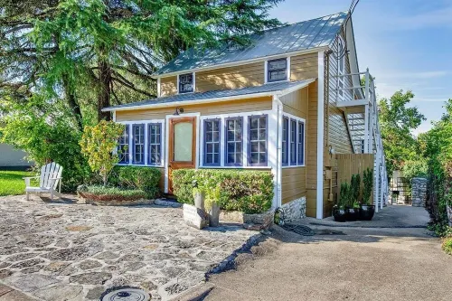 Authentic German Sunday House! Location, Outdoor Fireplace & Upscale Decor!