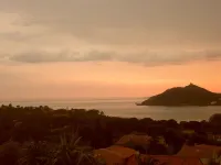 Panoramic ocean view at the foot of the Esterel Massif