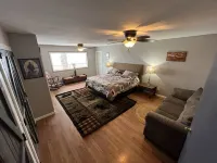 Large house surrounded by farm land along the Republican River.