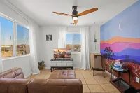 Cute adobe home walking dis.2 dt with fire pit and yard