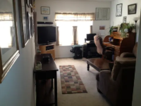 Close to highway and downtown. Equi-distant to major resorts