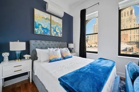 Open space lux studio near EWR - 1 min walk to Prudential Отели рядом с достопримечательностью «Технологический институт Нью-Джерси»