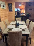 Lakeside Lodge for family fun with game room and covered deck! Fish & Swim!!!