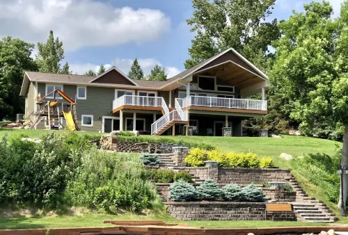 Family-Friendly Lakeside Retreat with Pontoon & Paddle Boat in Alexandria, MN