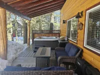 New to VRBO- Wooded cabin, close to Yellowstone with a hot tub