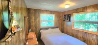 蘇必利爾湖景藝術風格地道木屋，讓您神清氣爽