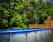 Waterfront, rustic resort like farmhouse with pool