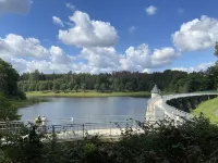 large apartment for nature conservation forest, tank dam