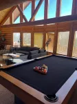 Modern Cabin with Pool and Hot Tub and Outdoor Sauna! Wanderlust Cabin!