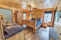 River cabin on 45 acres of private mountain land PET FRIENDLY