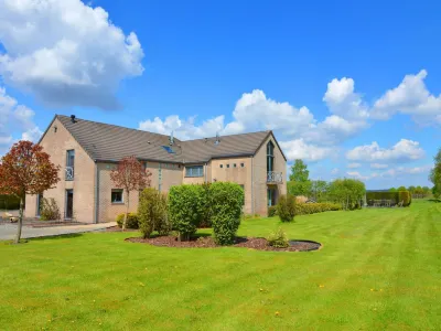 Delightful Villa in Sourbrodt with Swimming Pool Terrace