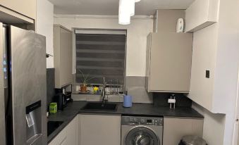 Stylish 1BR Apt w/ Fireplace & High-speed Wifi