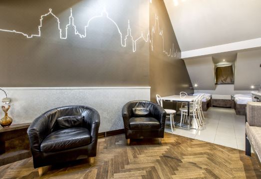 프라하 호스텔 공용 공간