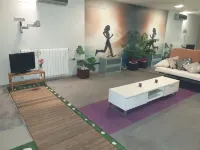 Modern interior diaphanous apartment/suite with capacity for 6 people.