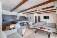 Brand New 12 Suite Villa  directly on the waters edge of the Caribbean Sea