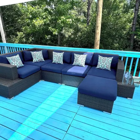 Cozy Beach Home w/ Fire Pit, Grill & Outdoor Swings— Min from Surf City Pier!
