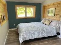 Bright and charming cabin on the Cabot Trail overlooking St. Ann’s bay.