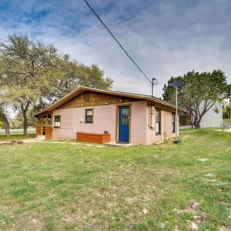 'Cabana Luna' Cabin w/ Deck, Swing & Fire Pit!