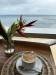 Beautiful ocean view home on 1 acre across from the beach.  Prime Location