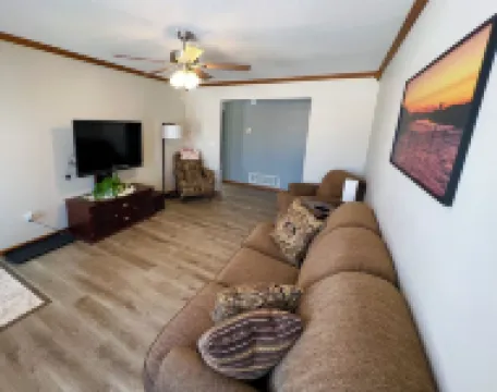 3-bedroom house in charming Boonville with Large Fenced in Backyard! Book now